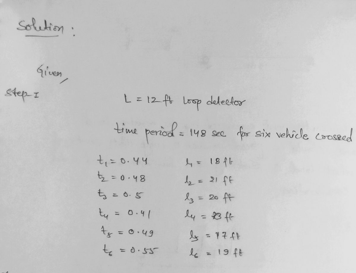 Civil Engineering homework question answer, step 1, image 1