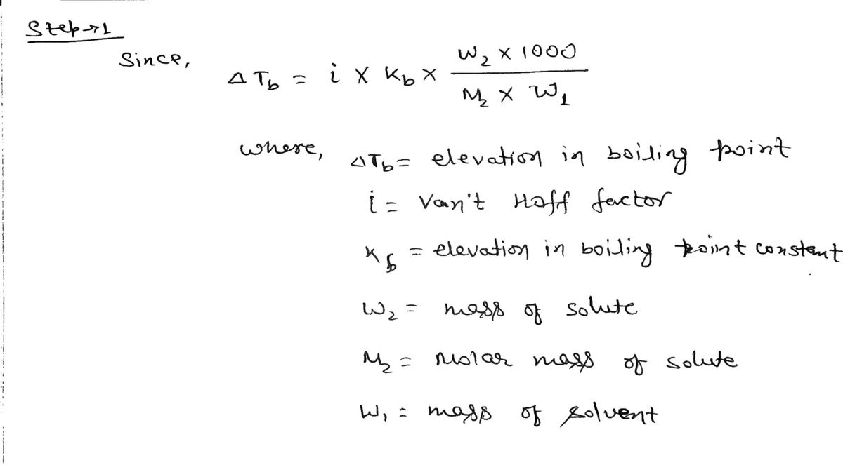 Chemistry homework question answer, step 1, image 1