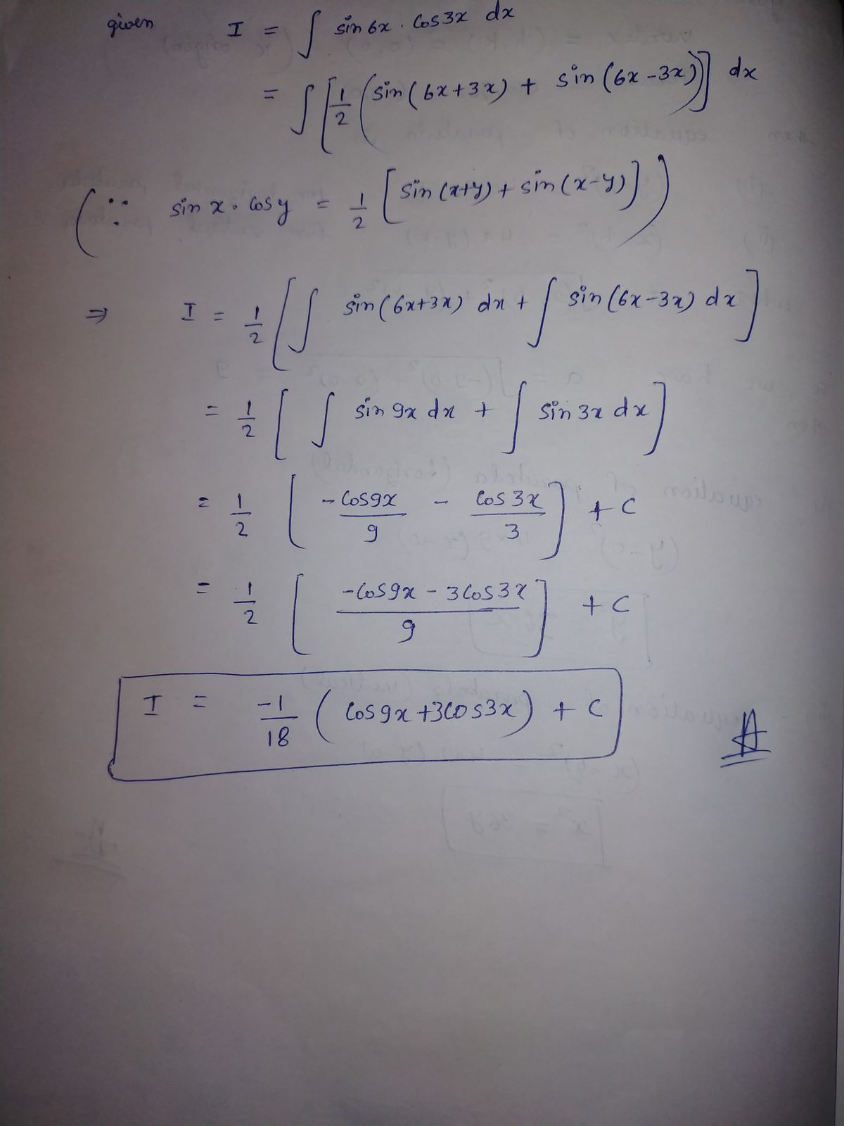 Calculus homework question answer, step 1, image 1