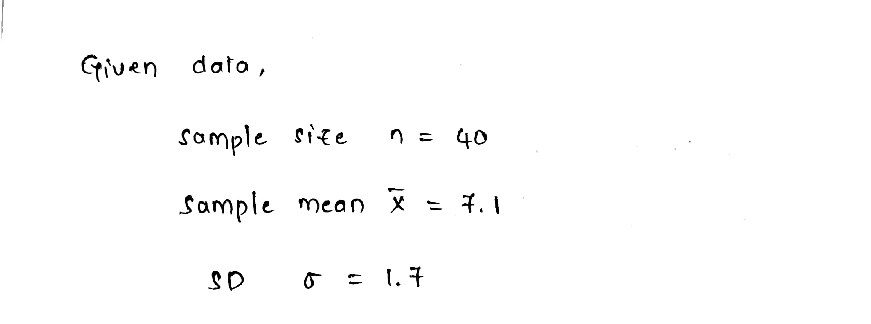 Statistics homework question answer, step 1, image 1