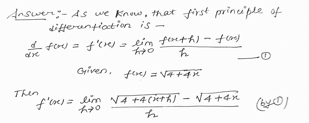 Calculus homework question answer, step 1, image 1