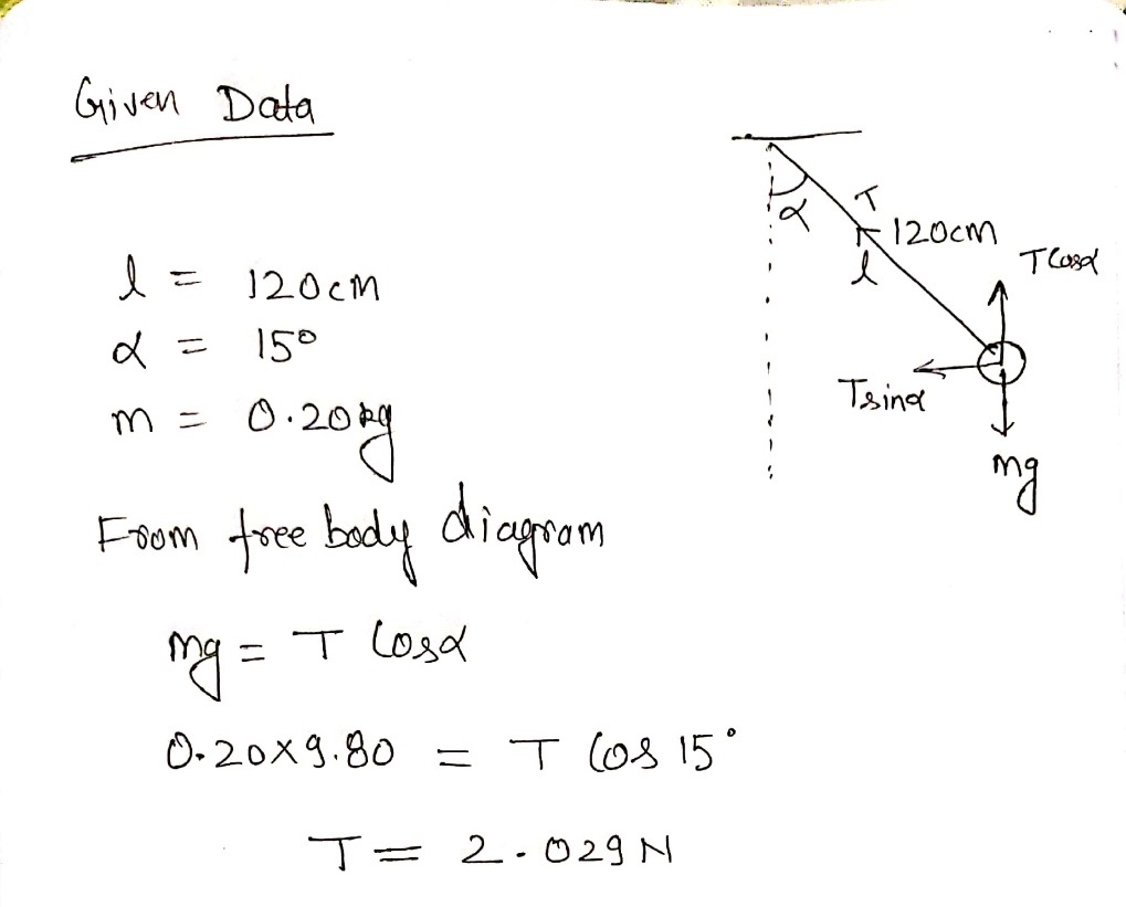 Physics homework question answer, step 1, image 1