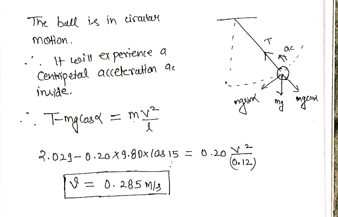 Physics homework question answer, step 2, image 1