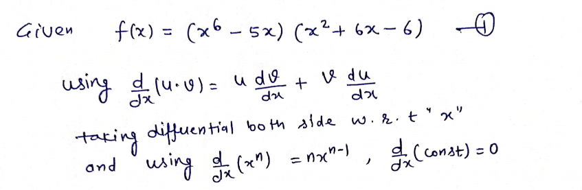 Calculus homework question answer, step 1, image 1