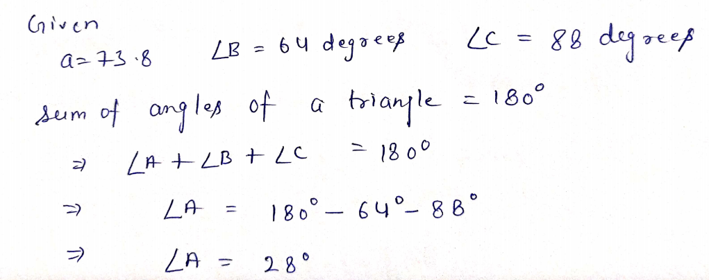 Trigonometry homework question answer, step 1, image 1