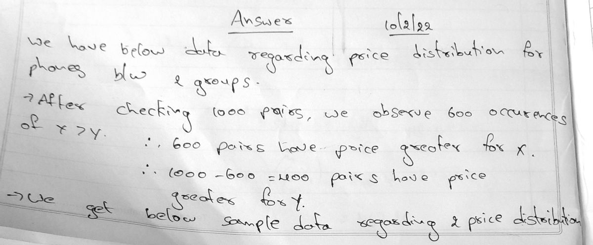 Statistics homework question answer, step 1, image 1