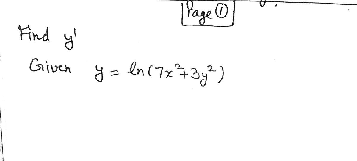 Calculus homework question answer, step 1, image 1