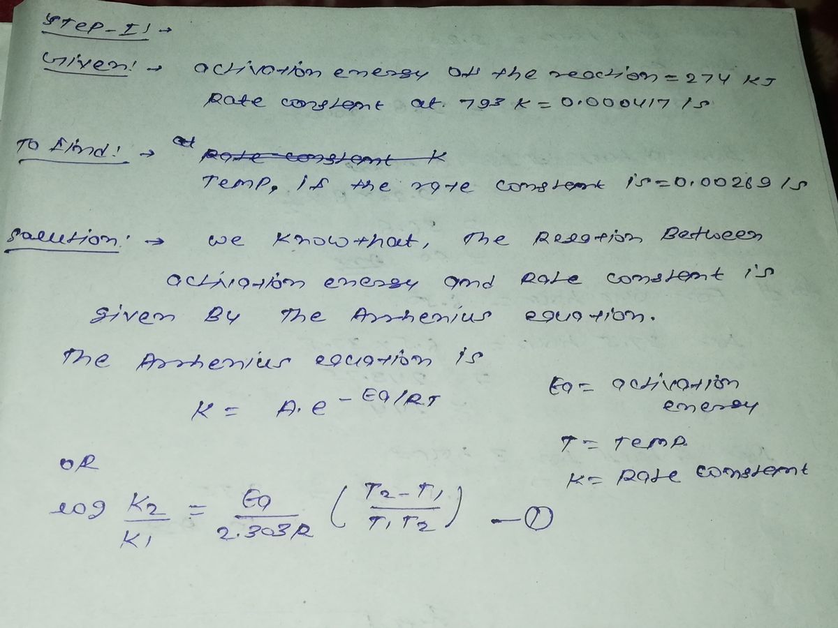 Chemistry homework question answer, step 1, image 1