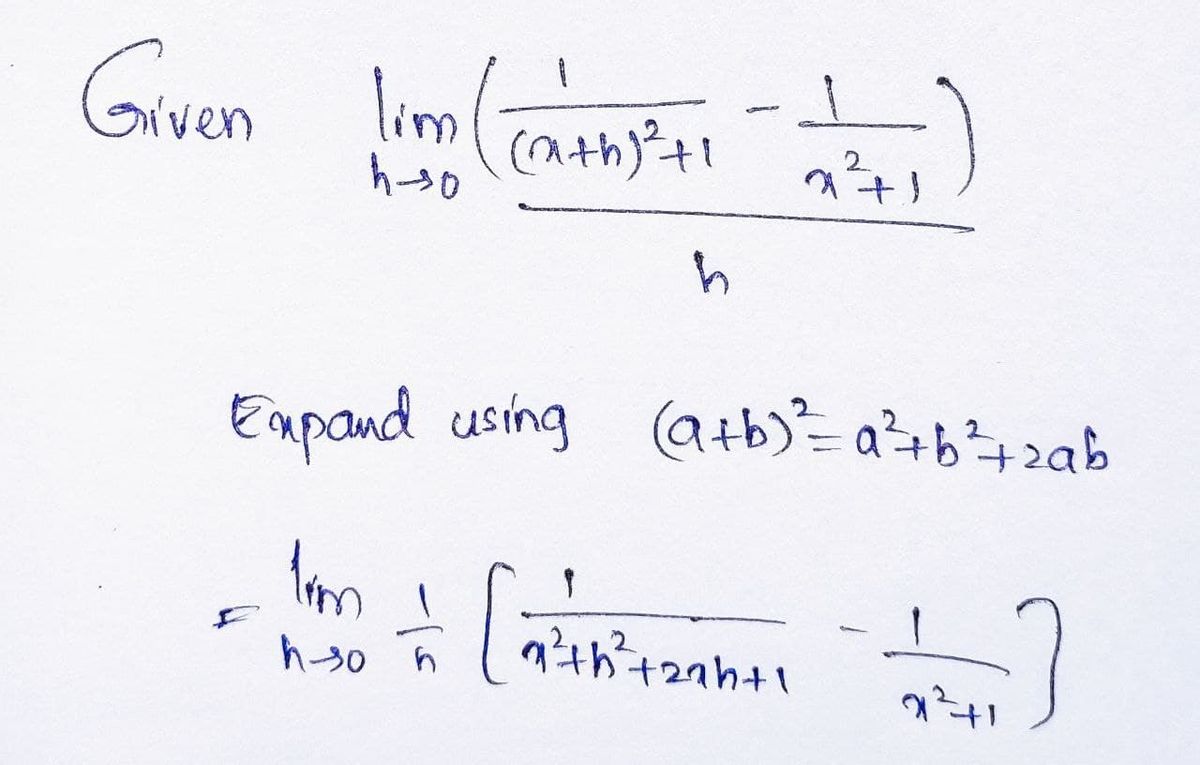 Calculus homework question answer, step 1, image 1