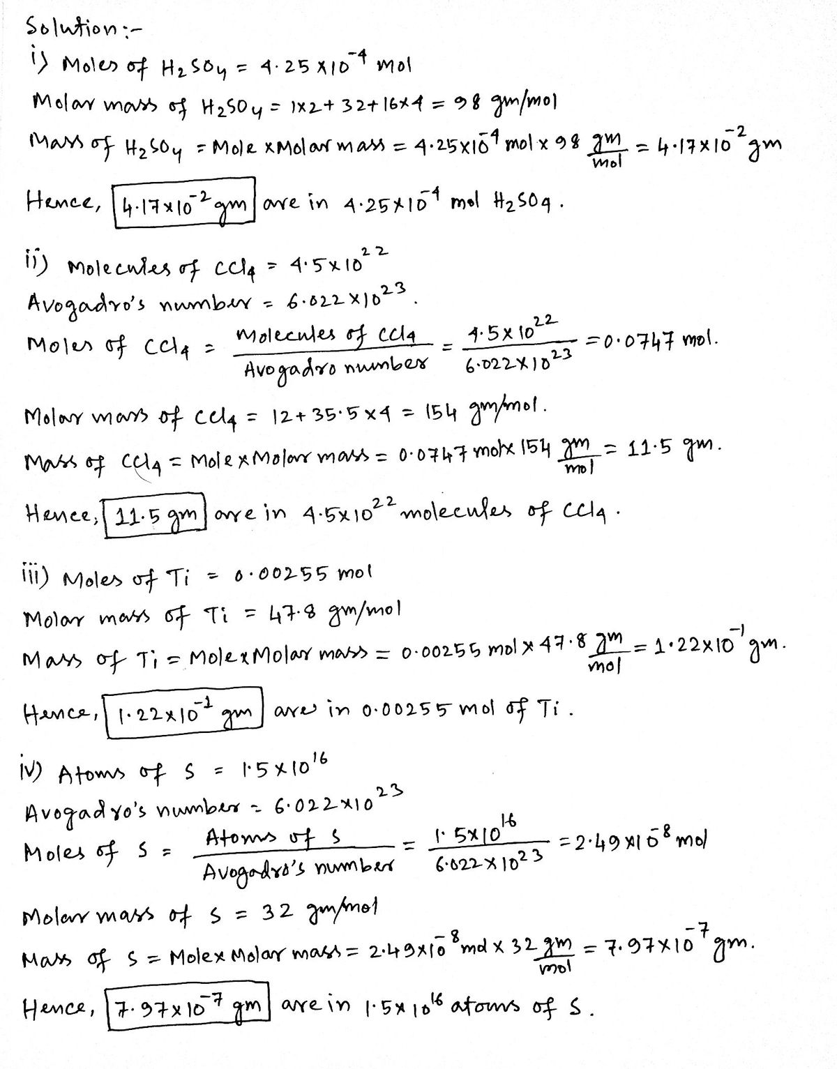 Answered Calculate the number of grams in each bartleby