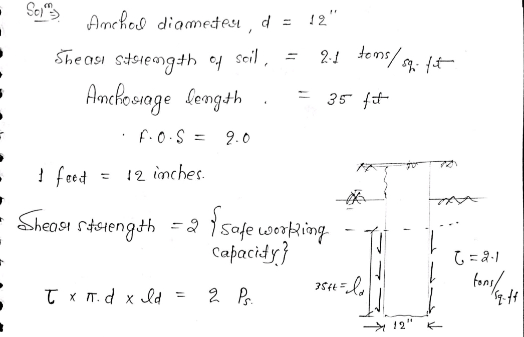 Civil Engineering homework question answer, step 1, image 1