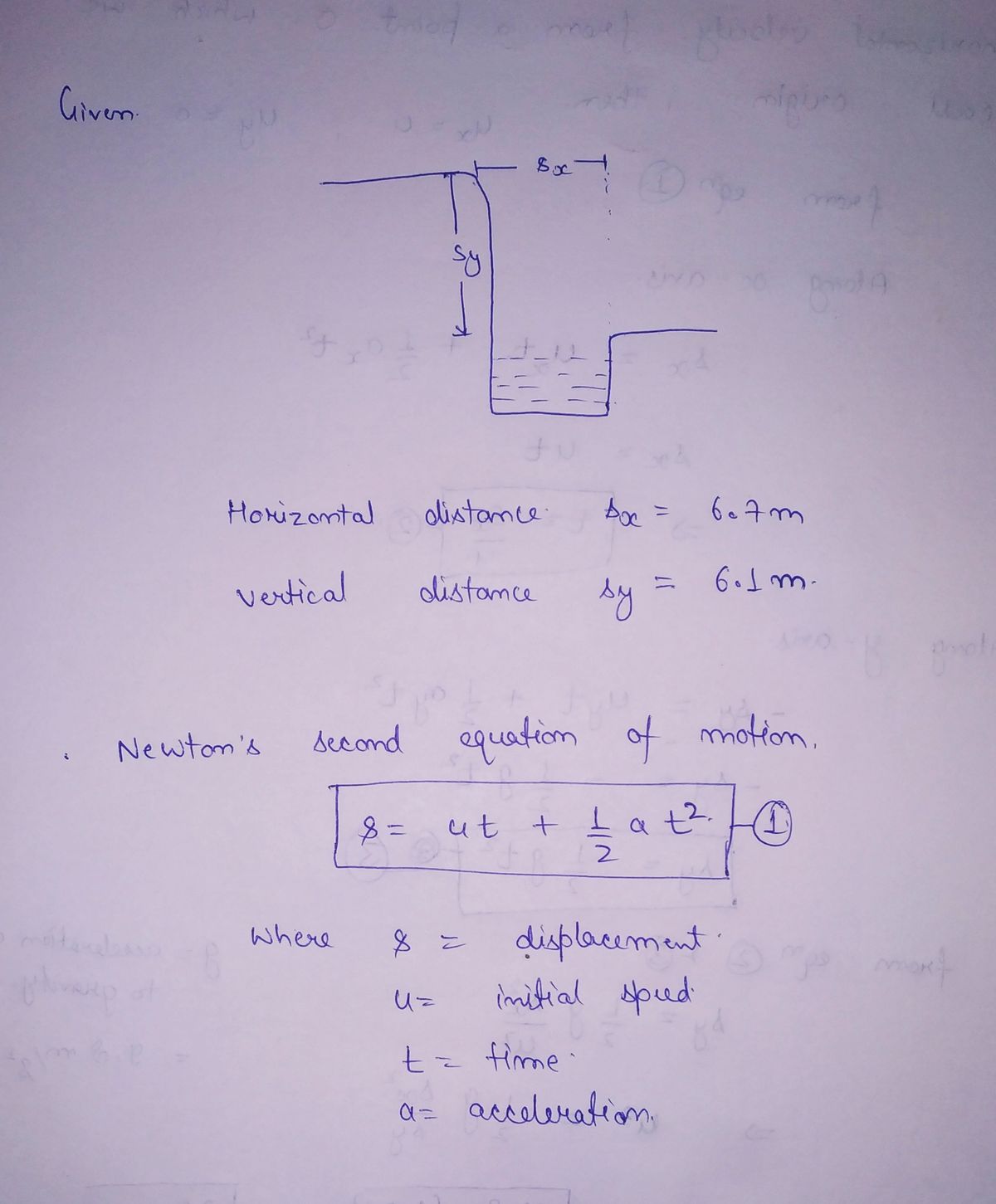 Physics homework question answer, step 1, image 1