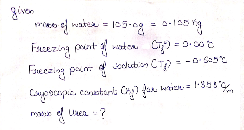 Chemistry homework question answer, step 1, image 1