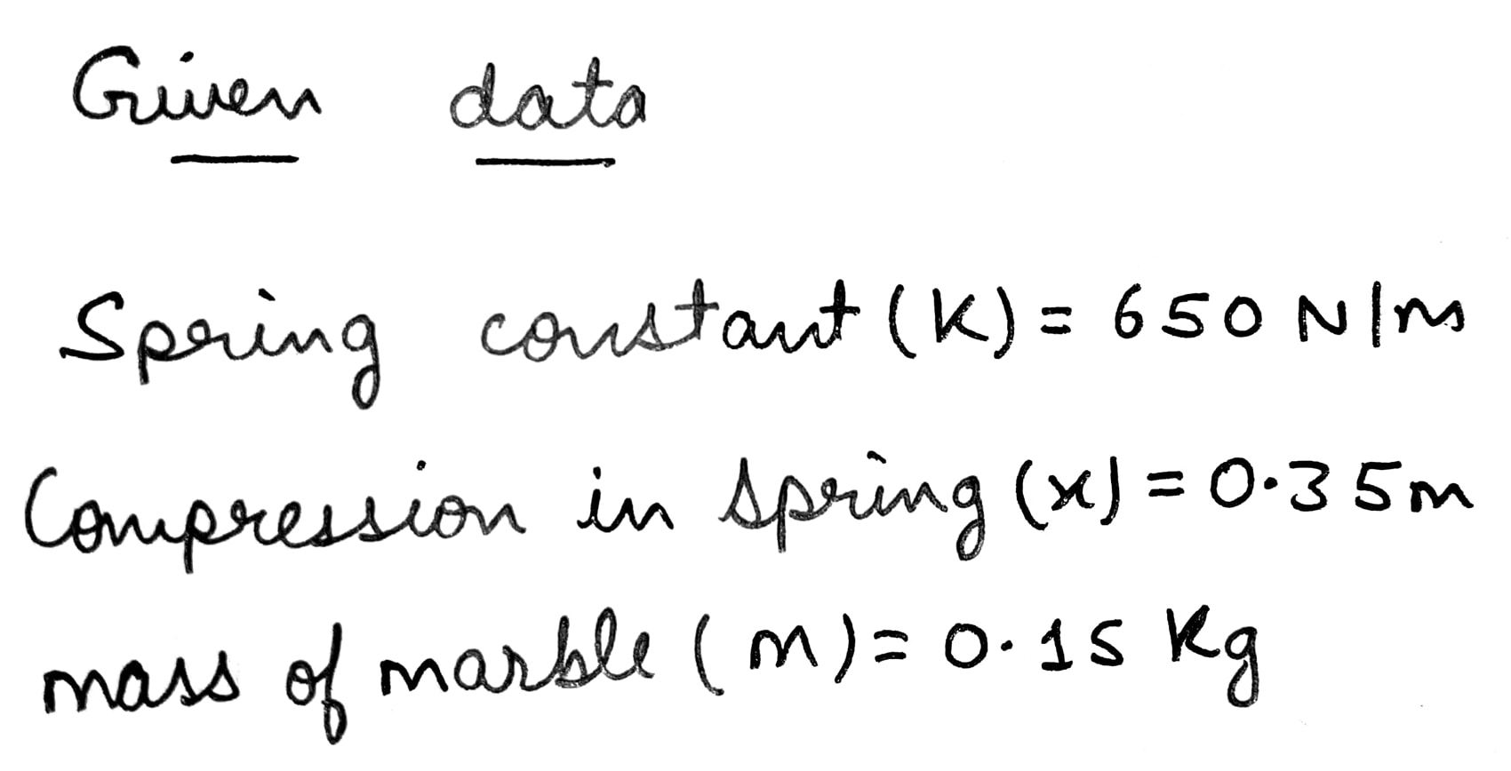 Physics homework question answer, step 1, image 1