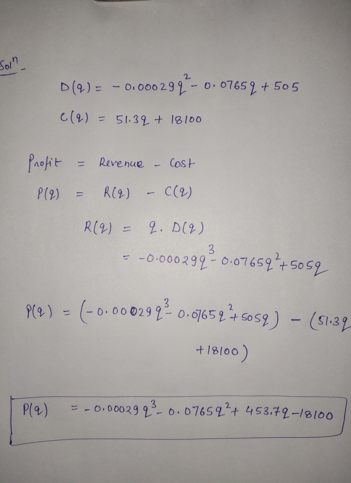 Calculus homework question answer, step 1, image 1