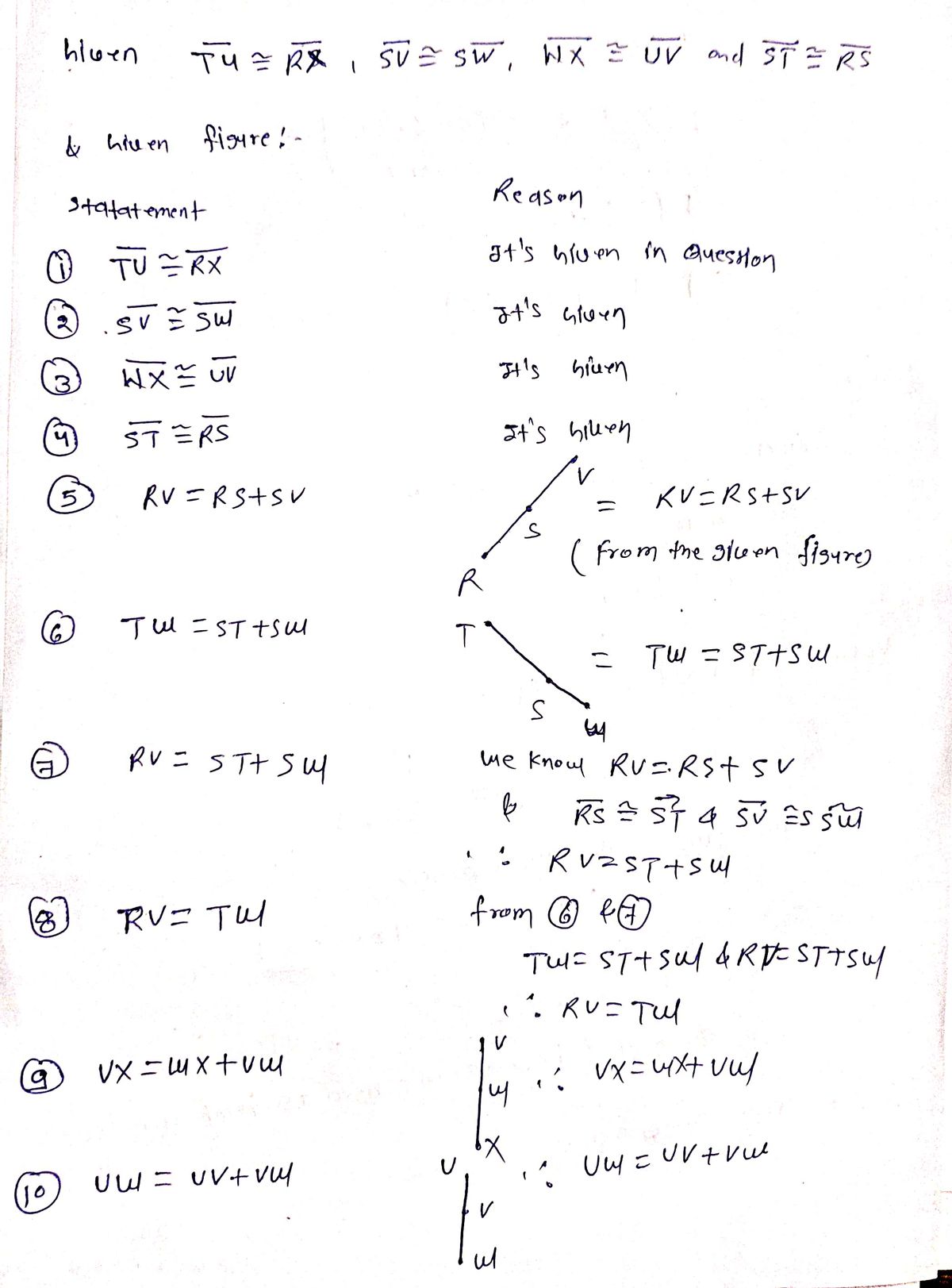 Geometry homework question answer, step 1, image 1