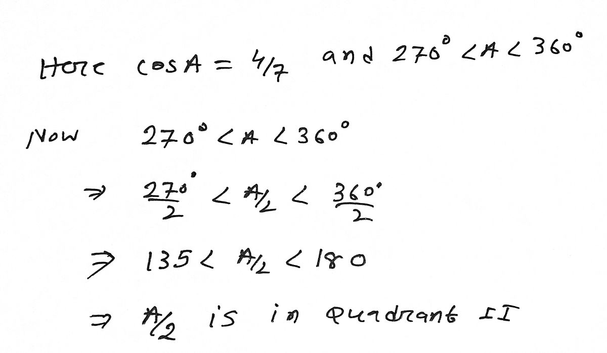 Trigonometry homework question answer, step 2, image 1