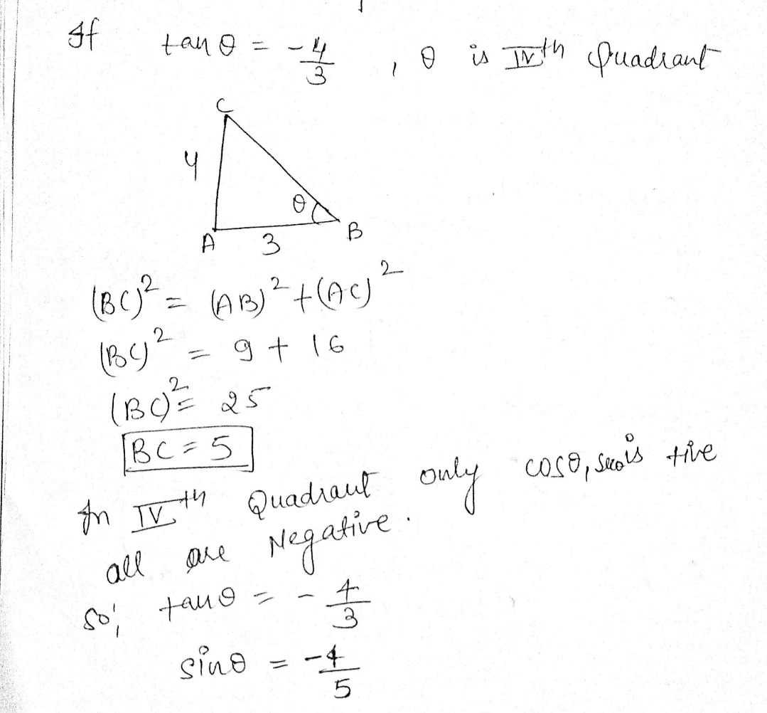 Trigonometry homework question answer, step 1, image 1