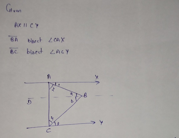 Geometry homework question answer, step 1, image 1