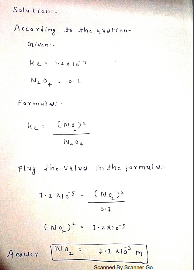 Chemistry homework question answer, step 1, image 1