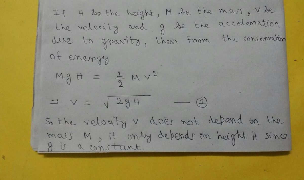 Physics homework question answer, step 1, image 1