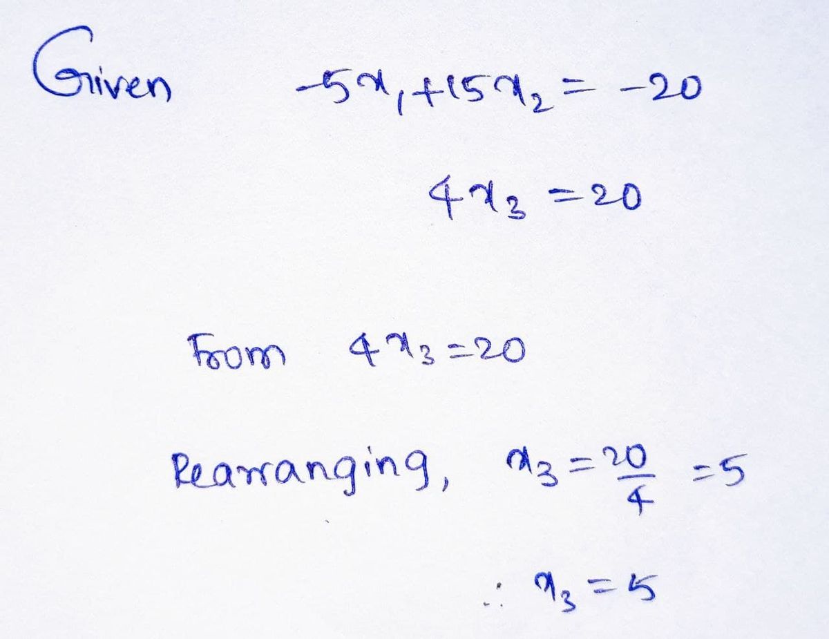 Algebra homework question answer, step 1, image 1