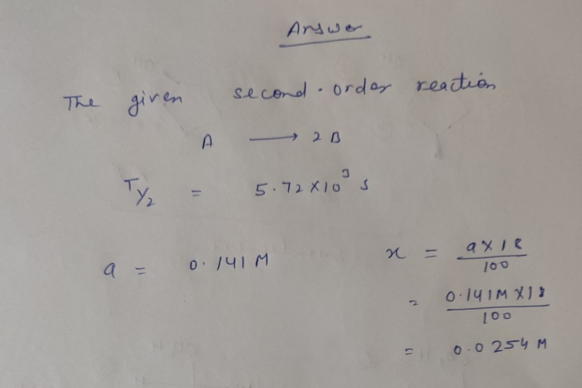 Chemistry homework question answer, step 1, image 1