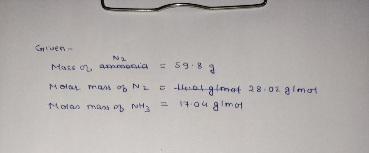 Chemistry homework question answer, step 1, image 1