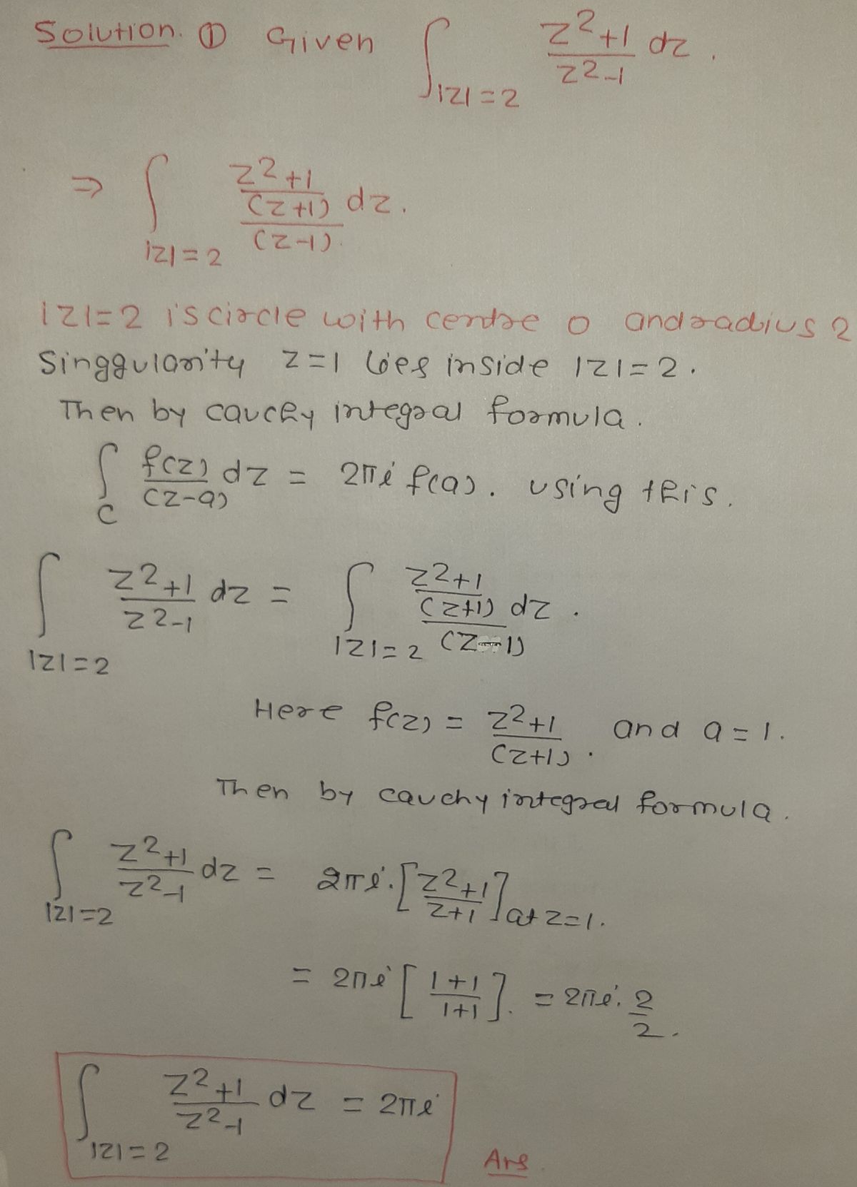 Advanced Math homework question answer, step 1, image 1