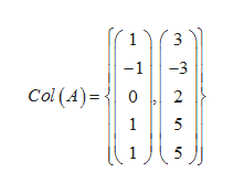 1
3
-1
-3
Col (A)=0
2
1
5
1
5
