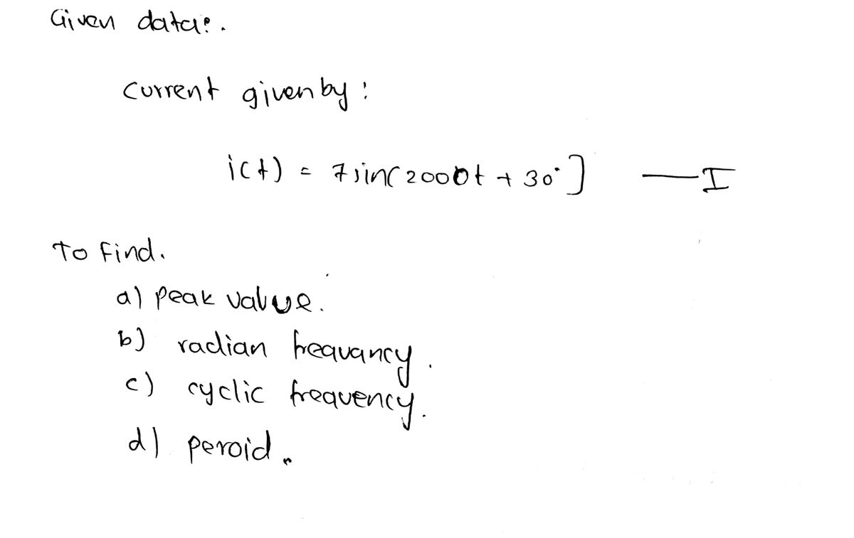 Electrical Engineering homework question answer, step 1, image 1