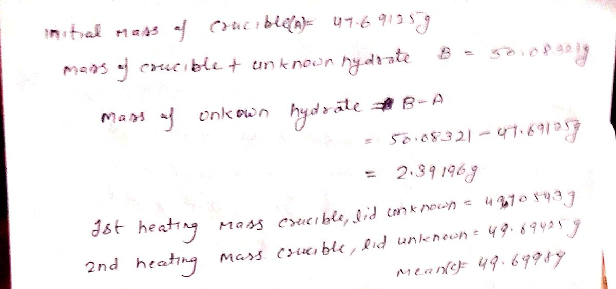 Chemistry homework question answer, step 1, image 1