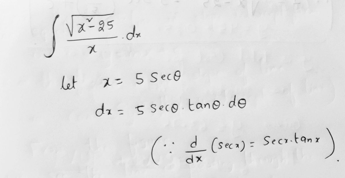 Calculus homework question answer, step 1, image 1