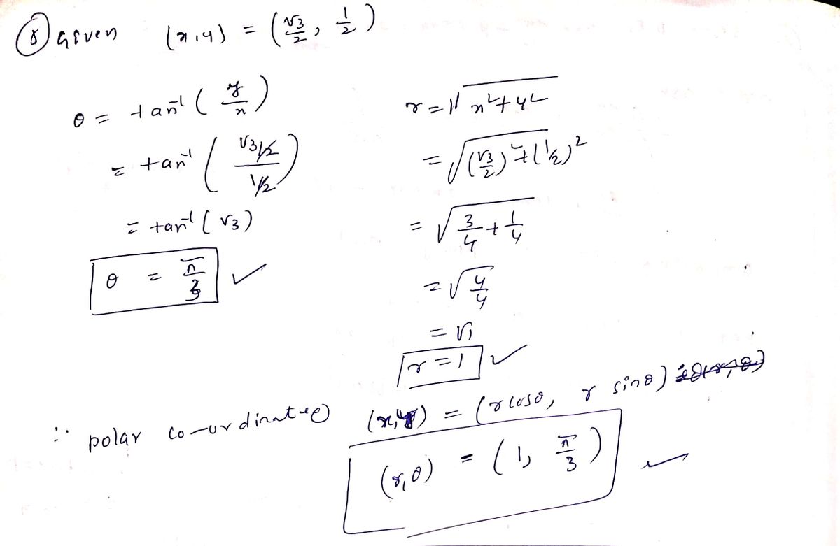 Trigonometry homework question answer, step 1, image 1