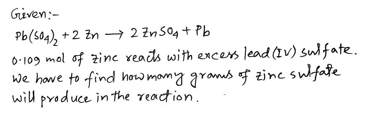 Chemistry homework question answer, step 1, image 1