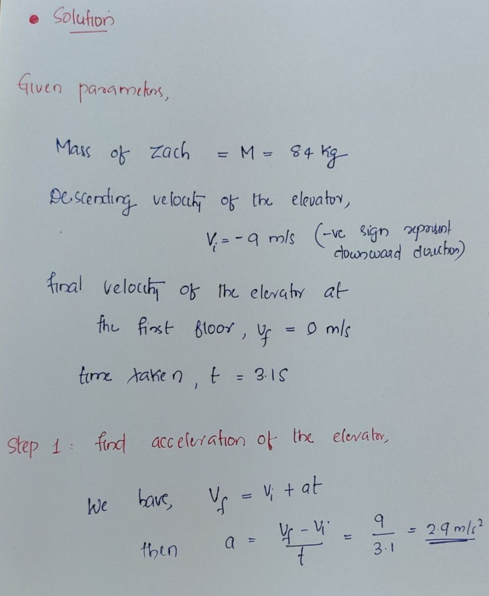 Physics homework question answer, step 1, image 1