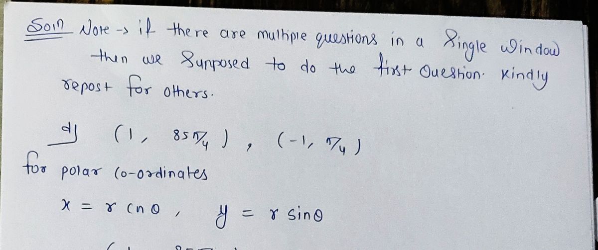 Calculus homework question answer, step 1, image 1