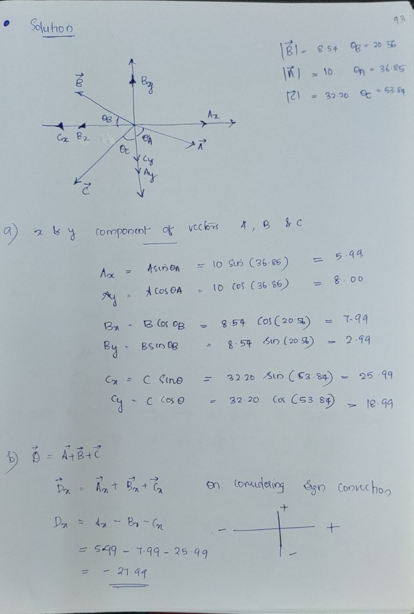 Physics homework question answer, step 1, image 1