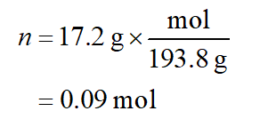 Chemistry homework question answer, step 1, image 1