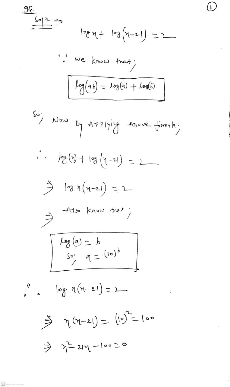 Algebra homework question answer, step 1, image 1