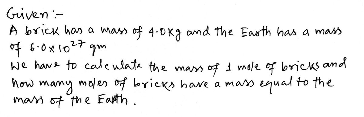 Chemistry homework question answer, step 1, image 1