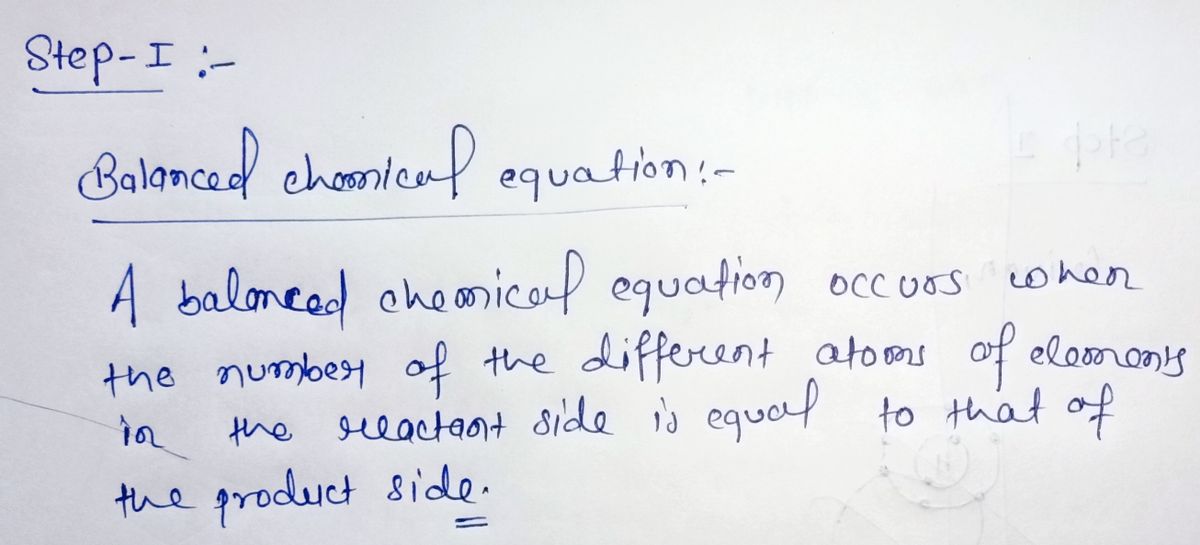 Chemistry homework question answer, step 1, image 1