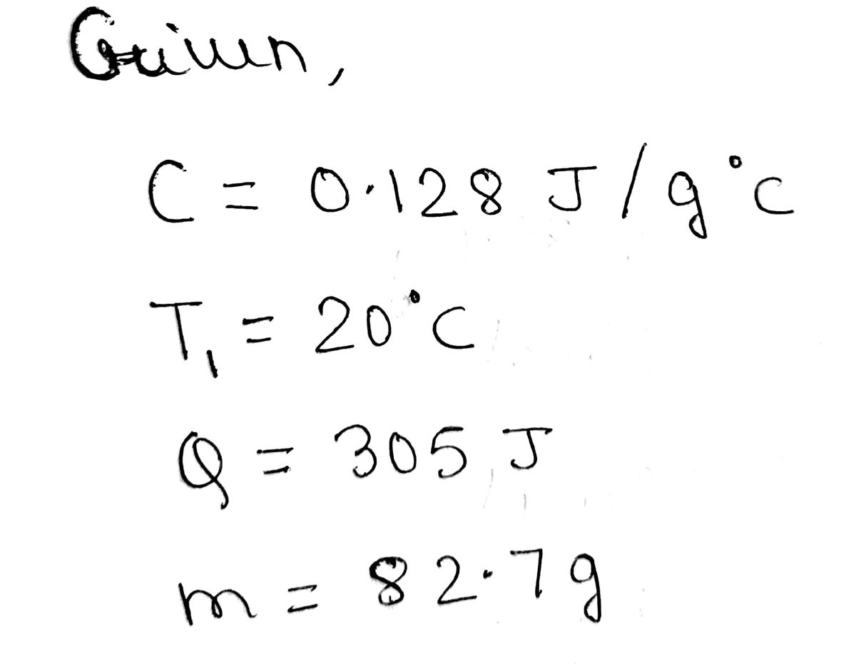 Chemistry homework question answer, step 1, image 1