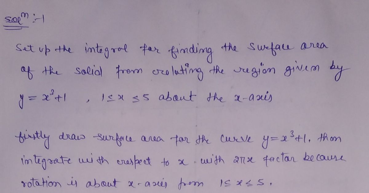 Calculus homework question answer, step 1, image 1