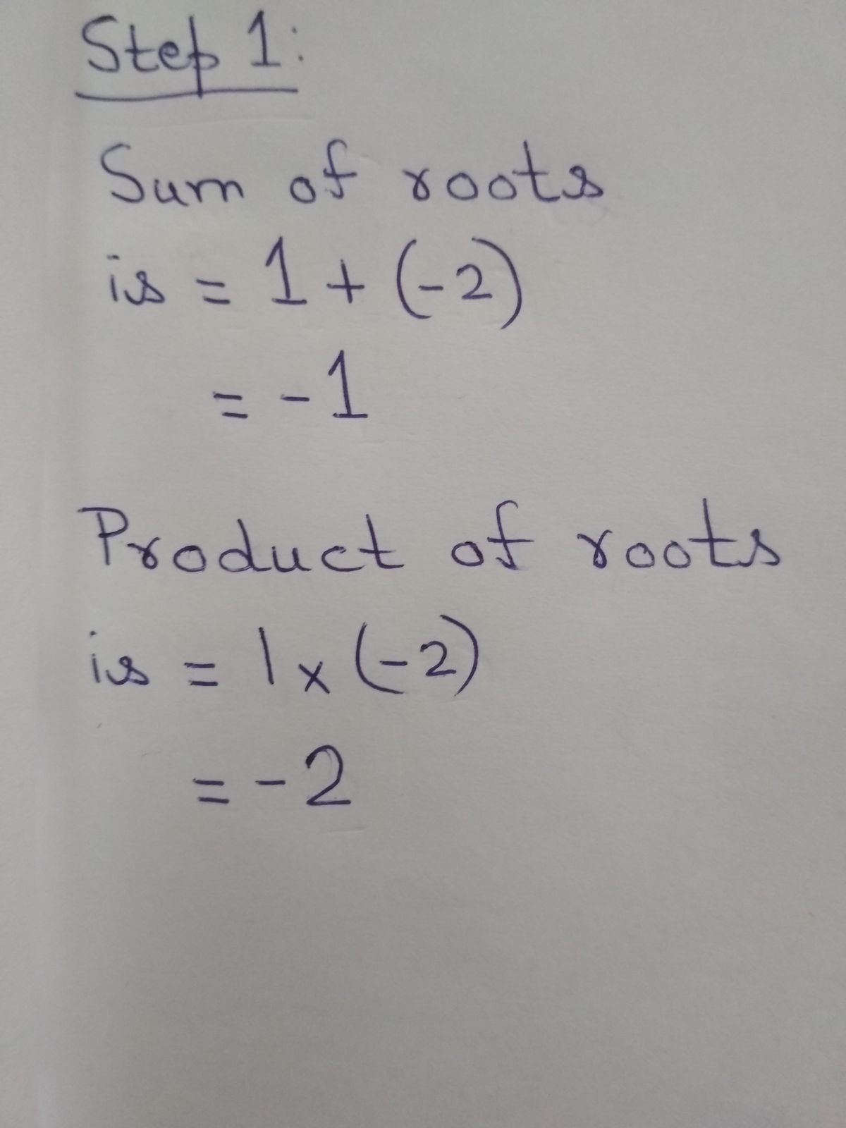 Algebra homework question answer, step 1, image 1