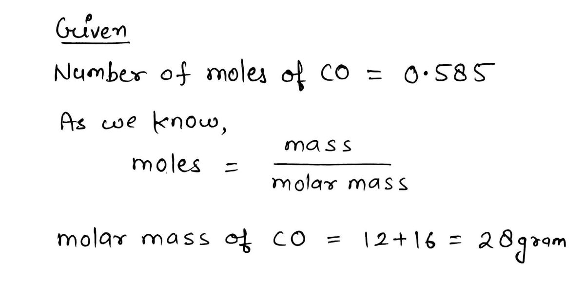 Chemistry homework question answer, step 1, image 1