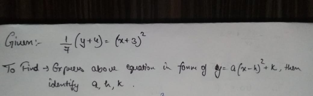 Algebra homework question answer, step 1, image 1