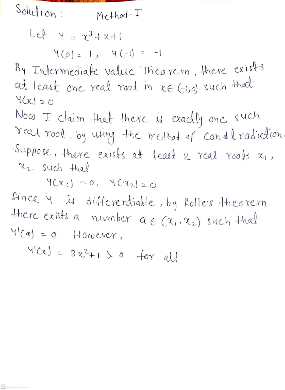 Calculus homework question answer, step 1, image 1