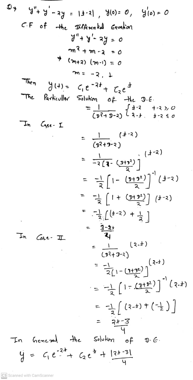 Advanced Math homework question answer, step 1, image 1