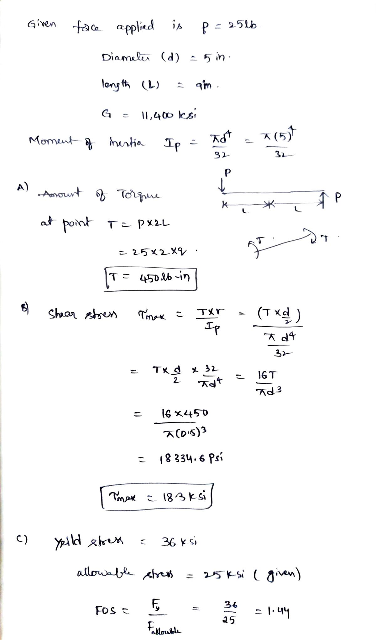 Civil Engineering homework question answer, step 1, image 1